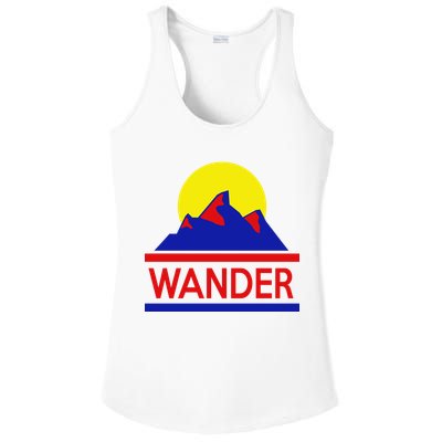 Wander The World Ladies PosiCharge Competitor Racerback Tank
