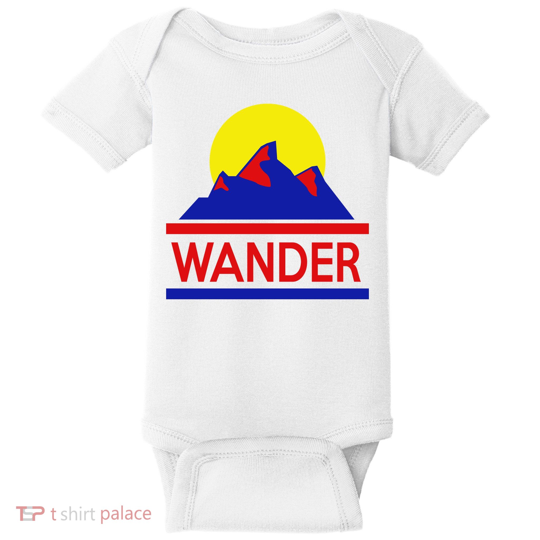 Wander The World Baby Bodysuit