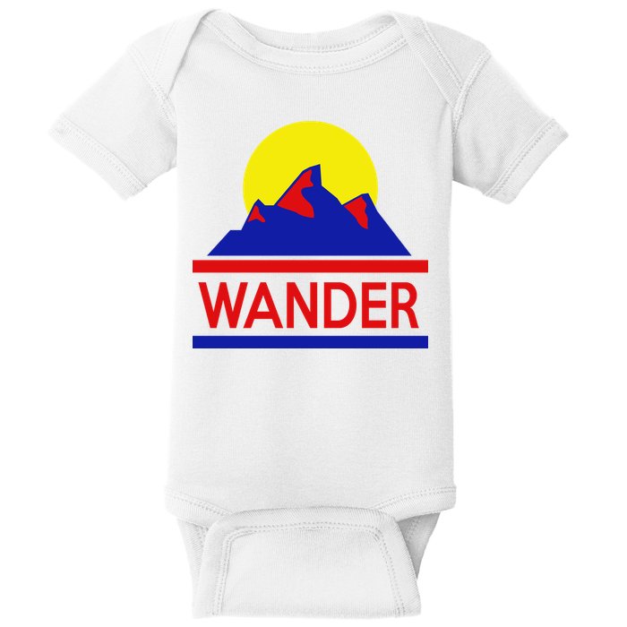 Wander The World Baby Bodysuit