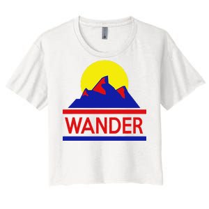 Wander The World Women's Crop Top Tee