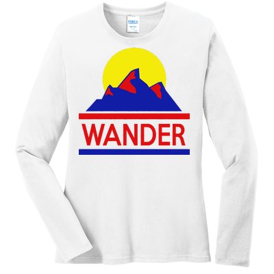 Wander The World Ladies Long Sleeve Shirt