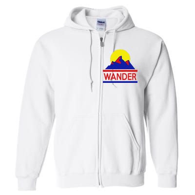 Wander The World Full Zip Hoodie