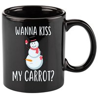 Wanna Kiss My Carrot? 11oz C Handle Ceramic Mug