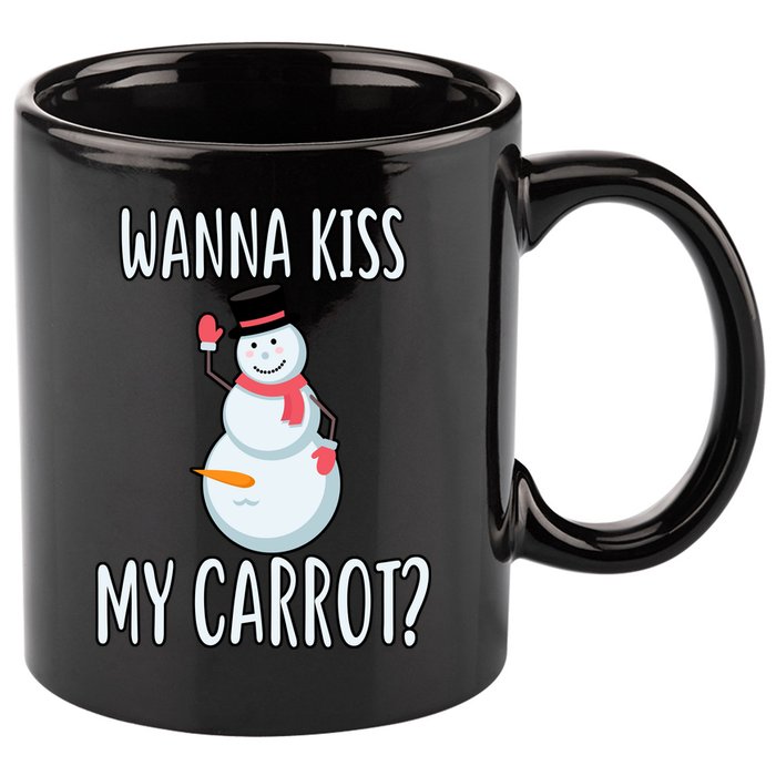 Wanna Kiss My Carrot? 11oz C Handle Ceramic Mug