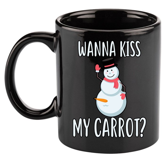 Wanna Kiss My Carrot? 11oz C Handle Ceramic Mug