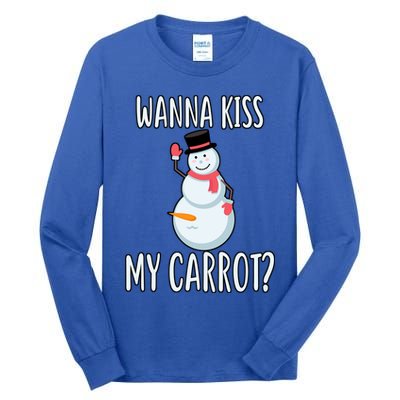 Wanna Kiss My Carrot? Tall Long Sleeve T-Shirt