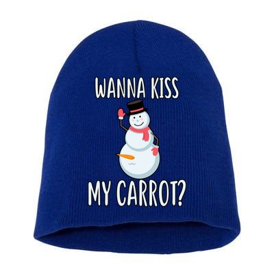 Wanna Kiss My Carrot? Short Acrylic Beanie