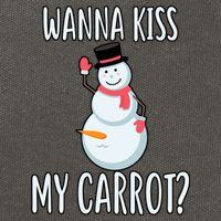Wanna Kiss My Carrot? Cotton Canvas Backpack