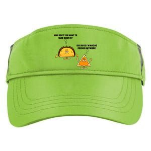 Wanna Taco Bout It Nacho Friend Adult Drive Performance Visor