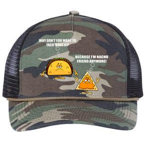 Wanna Taco Bout It Nacho Friend Retro Rope Trucker Hat Cap