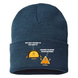 Wanna Taco Bout It Nacho Friend Sustainable Knit Beanie