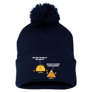 Wanna Taco Bout It Nacho Friend Pom Pom 12in Knit Beanie