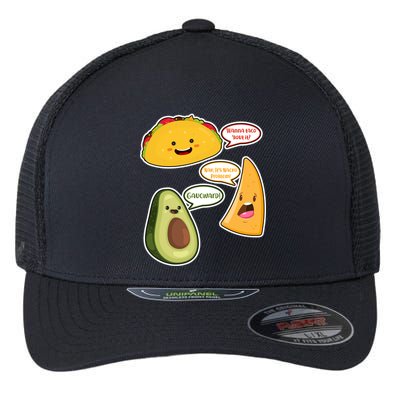 Wanna Taco Bout It Nacho Preoblem Gaucward Flexfit Unipanel Trucker Cap