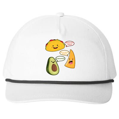 Wanna Taco Bout It Nacho Preoblem Gaucward Snapback Five-Panel Rope Hat