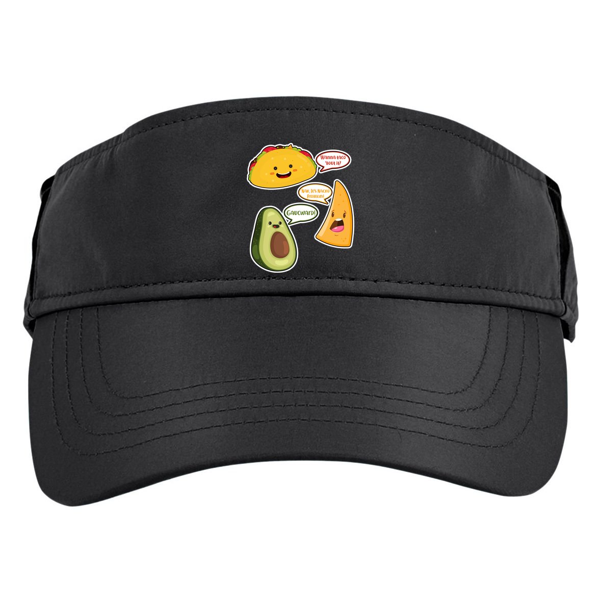 Wanna Taco Bout It Nacho Preoblem Gaucward Adult Drive Performance Visor