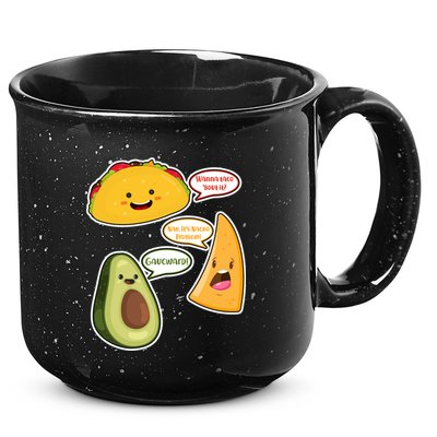 Wanna Taco Bout It Nacho Preoblem Gaucward 15oz Campfire Ceramic Mug