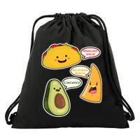 Wanna Taco Bout It Nacho Preoblem Gaucward Drawstring Bag