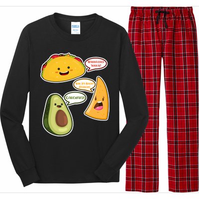 Wanna Taco Bout It Nacho Preoblem Gaucward Long Sleeve Pajama Set