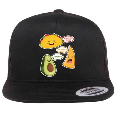Wanna Taco Bout It Nacho Preoblem Gaucward Flatbill Hat