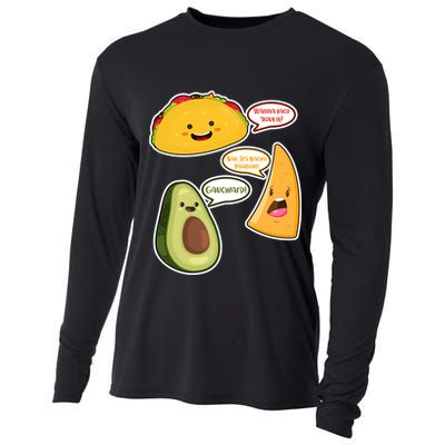 Wanna Taco Bout It Nacho Preoblem Gaucward Cooling Performance Long Sleeve Crew