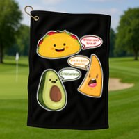 Wanna Taco Bout It Nacho Preoblem Gaucward Golf Towel