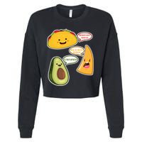 Wanna Taco Bout It Nacho Preoblem Gaucward Cropped Pullover Crew
