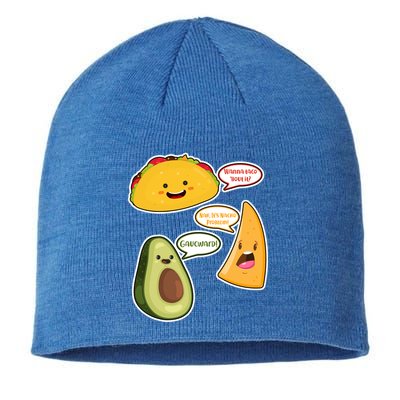 Wanna Taco Bout It Nacho Preoblem Gaucward Sustainable Beanie