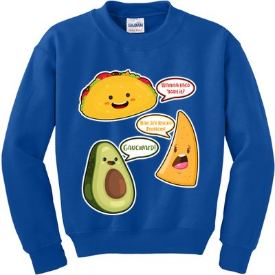 Wanna Taco Bout It Nacho Preoblem Gaucward Kids Sweatshirt