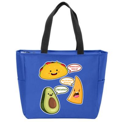 Wanna Taco Bout It Nacho Preoblem Gaucward Zip Tote Bag