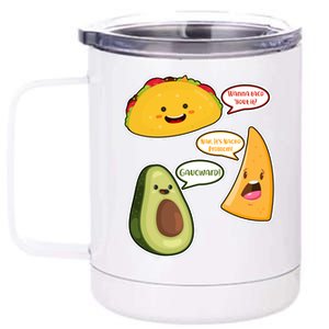 Wanna Taco Bout It Nacho Preoblem Gaucward 12 oz Stainless Steel Tumbler Cup