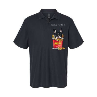 Want Some French Bulldog  Softstyle Adult Sport Polo