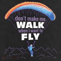 Want To Fly Paragliding 11oz C Handle Ceramic Mug