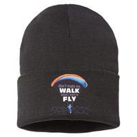 Want To Fly Paragliding Sustainable Knit Beanie
