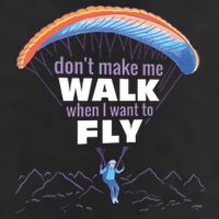 Want To Fly Paragliding Golf Towel