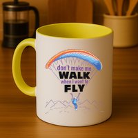 Want To Fly Paragliding Mug