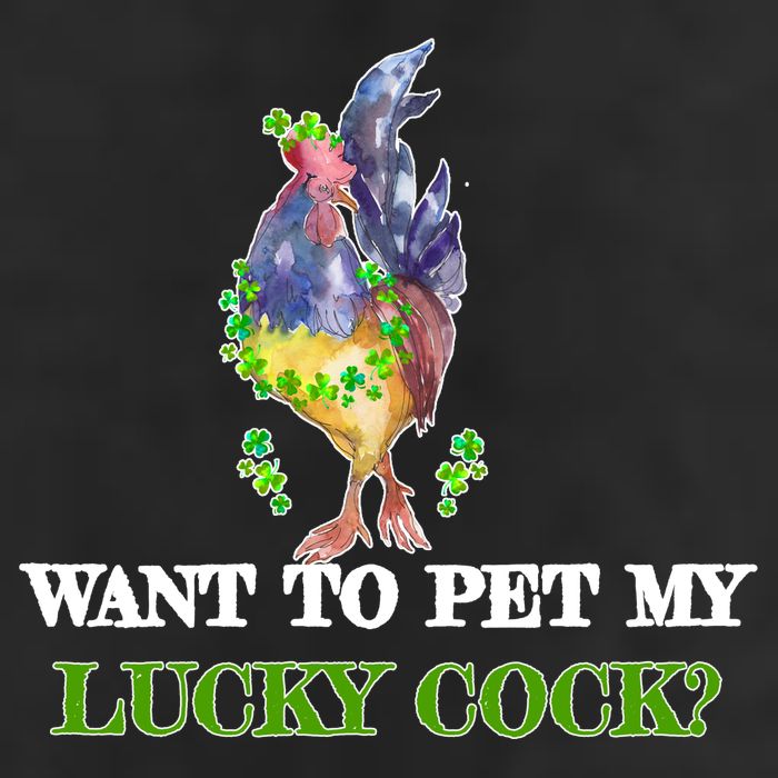 Want To Pet My Lucky Cock St Patrick's Day Adult Drive Performance Visor