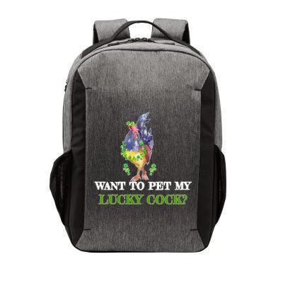 Want To Pet My Lucky Cock St Patrick's Day Vector Backpack