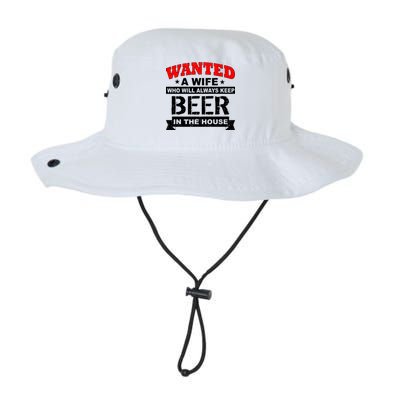 Wanted A Wife Who Will Always Keep Beer Legacy Cool Fit Booney Bucket Hat