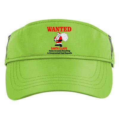 Wanted Santa Claus Home Invasion Adult Drive Performance Visor