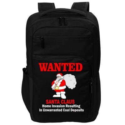 Wanted Santa Claus Home Invasion Impact Tech Backpack