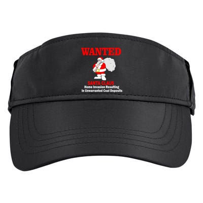 Wanted Santa Claus Home Invasion Adult Drive Performance Visor