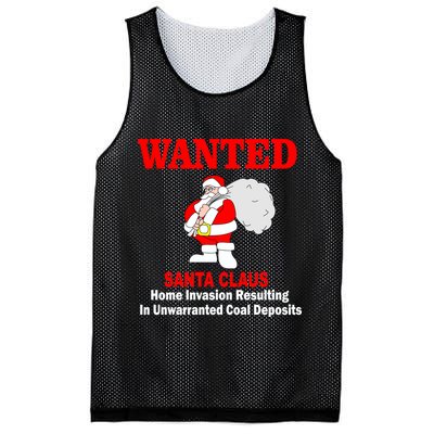 Wanted Santa Claus Home Invasion Mesh Reversible Basketball Jersey Tank