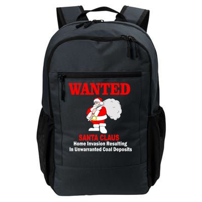 Wanted Santa Claus Home Invasion Daily Commute Backpack