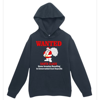 Wanted Santa Claus Home Invasion Urban Pullover Hoodie