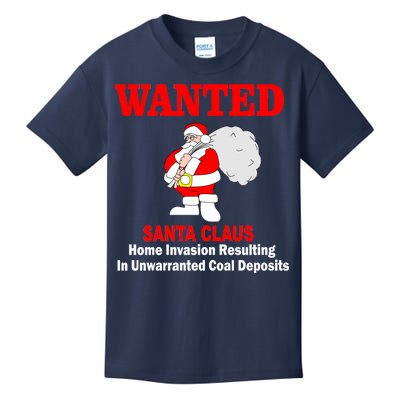 Wanted Santa Claus Home Invasion Kids T-Shirt