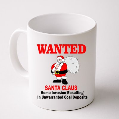 Wanted Santa Claus Home Invasion Coffee Mug