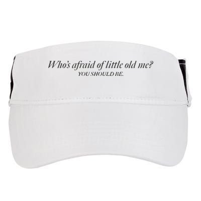 WhoS Afraid Of Little Old Me Adult Drive Performance Visor