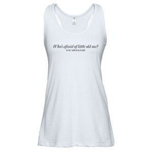 WhoS Afraid Of Little Old Me Ladies Essential Flowy Tank