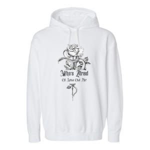 WhoS Afraid Of Little Old Me Snake Cool Confident Garment-Dyed Fleece Hoodie