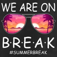 We Are On Break Summer Break Tropical Cool Comfort Performance Bucket Hat